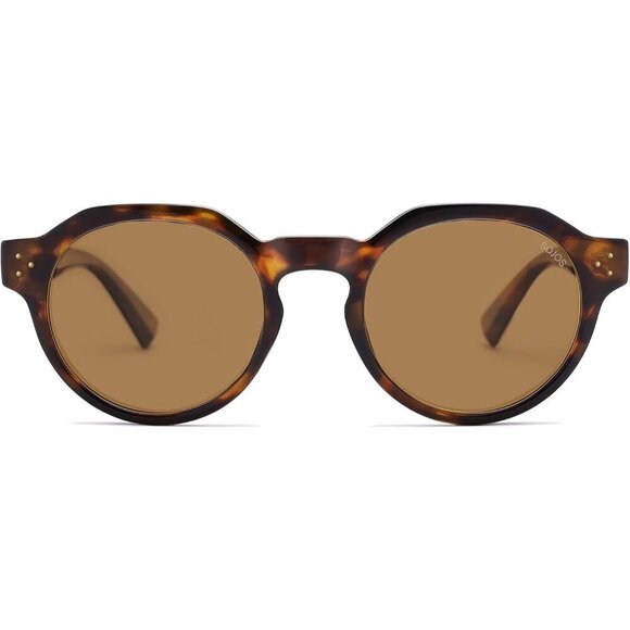 Retro Polarized Sunglasses for Men Women UV400 Protection Vintage Round Shades main image 5